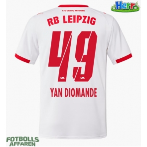 RB Leipzig Yan Diomande #49 Hemmatröja 2025-26 Kortärmad